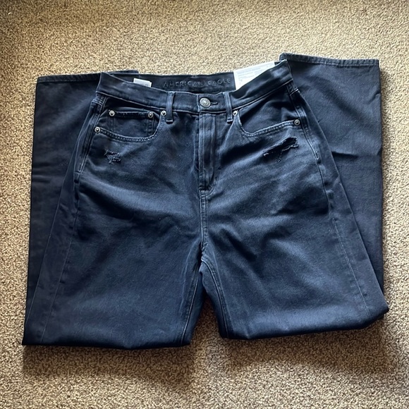 American Eagle Outfitters Denim - NWT American Eagle Highest Rise ‘90’s Boyfriend Jeans Black Size 8 29W